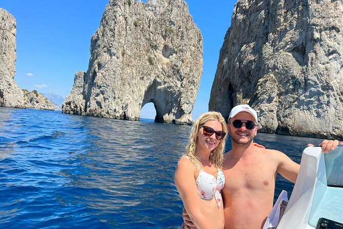 Capri and Blue Grotto Private Boat Tour - Marina Piccola, the sailors’ cave, and the Faraglioni