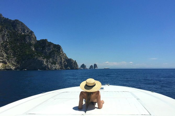 Capri and Positano Private Boat Excursion - The Faraglioni Rocks and the famous stone arch