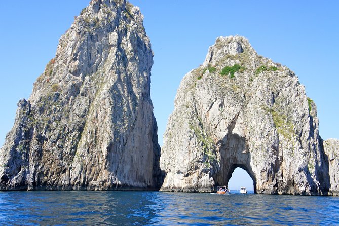 Capri & Blue Grotto Small Group Full-Day Boat Tour from Positano - White Grotto and the Natural Arch