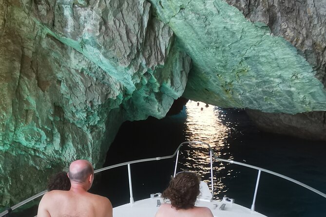 Capri Boat Daily Tours - White, Green, and Red Grottos show off Capri’s coast