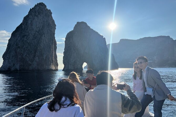 Capri Boat Tour and Blue Grotto Visit - Green Cave and the main swimming break