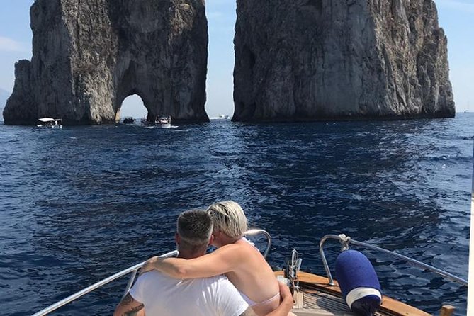 Capri Boat Tour from Sorrento: Swim, Grottos & Light Lunch - Bagni Regina Giovanna: Roman ruins beside the sea