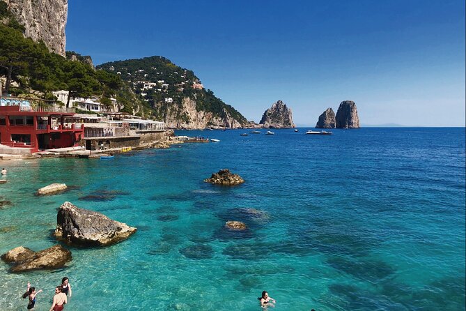 Capri Boat Tour from Sorrento - Capri’s Marina Grande stop and your free time