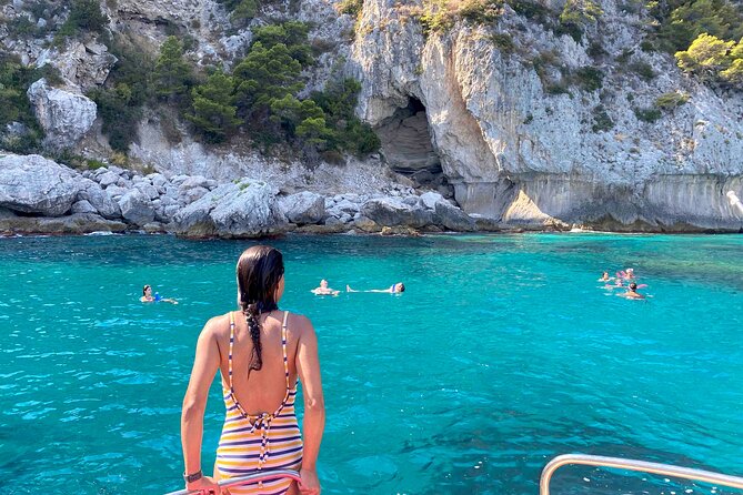 Capri Boat Tour with Optional Blue Grotto Visit from Sorrento - The Faraglioni and Capri’s Famous Rock Formations
