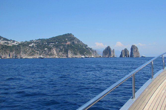 Capri by Sea Private Boat Excursion - A striking modern building above the sea