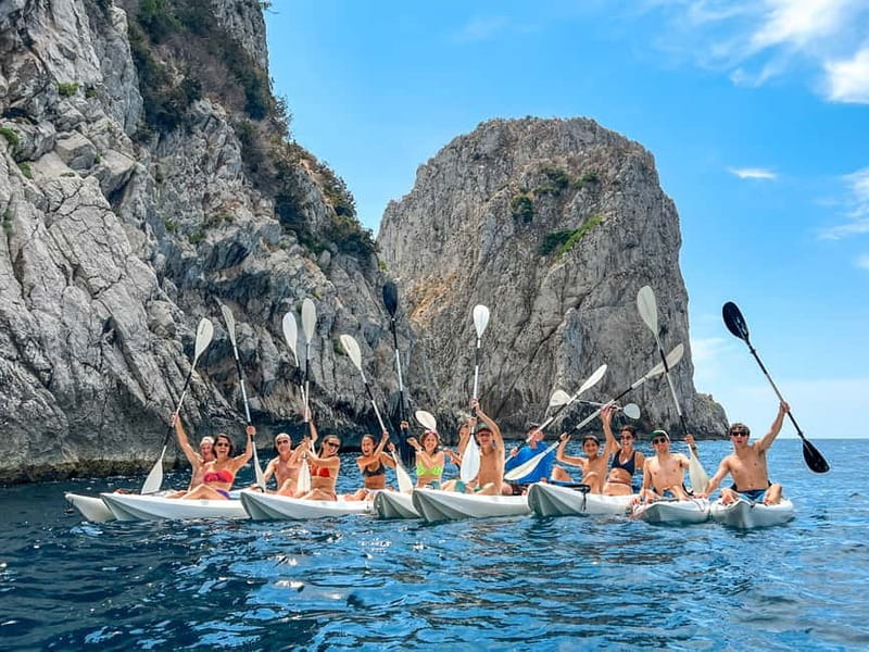 Capri: Caves and Beaches Kayaking Tour with GoPro Photos - The Safety Briefing and First Paddles