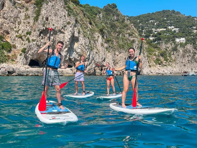 Capri: Caves and Beaches Paddle Board Tour. Photos included - Marina Piccola: the practical starting point