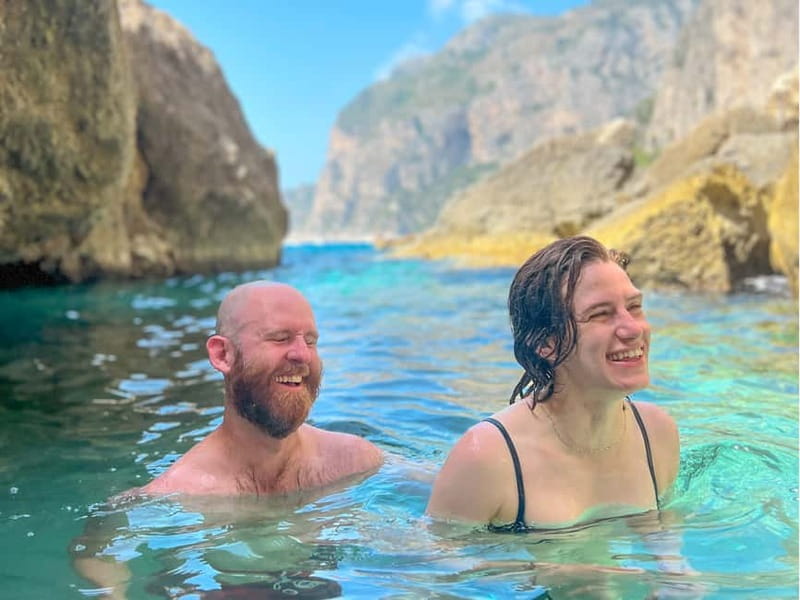 Capri: Caves and Beaches Paddle Board Tour. Photos included - Secret beaches and time in the water