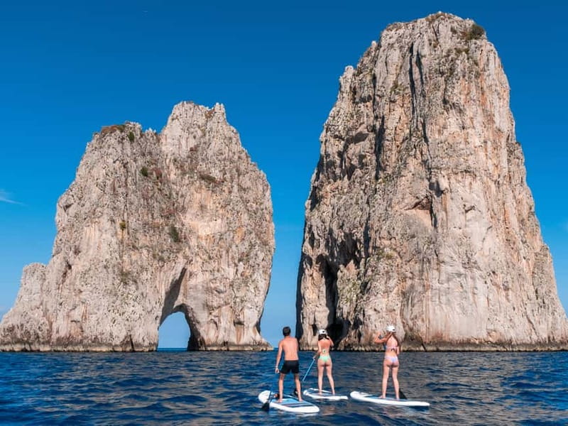 Capri: Caves and Beaches Paddle Board Tour. Photos included - Getting to Capri Hydro at Marina Piccola