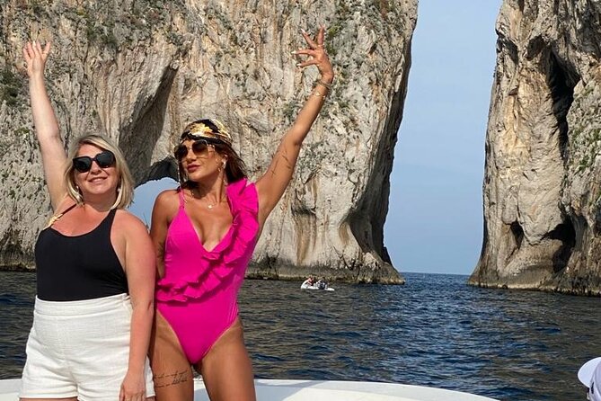 Capri Complete Package-Small Group Boat Tour and Transports - Natural Arch and Capri’s Faraglioni