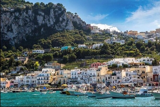 Capri Deluxe/First to Blue Grotto/from Sorrento Positano & Amalfi - Anacapri, Villa San Michele, and Mount Solaro