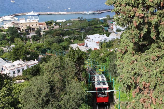 CAPRI - DIY Day Trip Package - BoatTour, BlueGrotto,Bus&Lunch - Ride the Monte Solaro chairlift above Anacapri