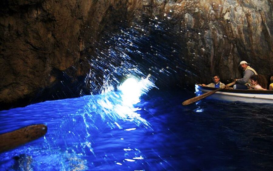 Capri: DIY Day Trip with Blue Grotto, Funicular & Lunch - Riding the Mount Solaro chairlift