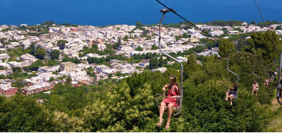 Capri: DIY Day Trip with Blue Grotto, Funicular & Lunch - Exploring the center before the funicular