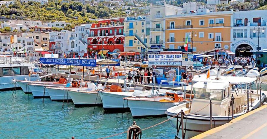 Capri: DIY Day Trip with Blue Grotto, Funicular & Lunch - Starting at Marina Grande with the island boat tour