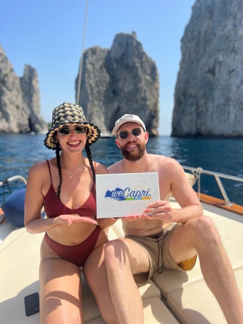 Capri: exclusive boat tour - Green Grotto, Punta Carena, and the western coast