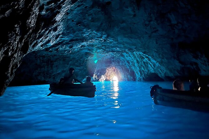 Capri First to Blue Grotto Semi Private Boat Tour from Sorrento - Four hours to choose Capri or Anacapri