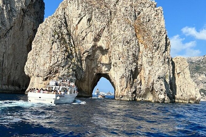 Capri First to Blue Grotto Semi Private Boat Tour from Sorrento - The cruise around Capri after shore time