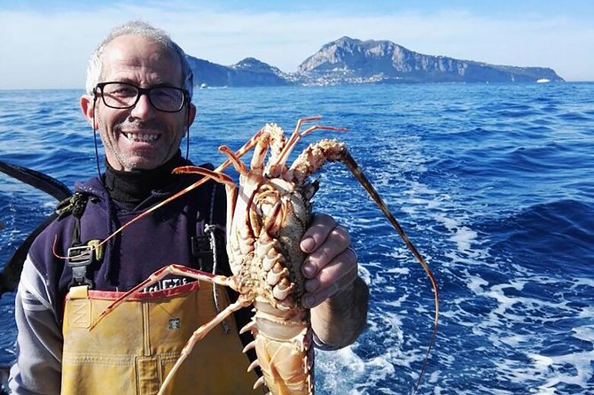 Capri Fishing Excursion with Snorkeling and Lunch from Sorrento - Four hours of fishing, with help from the crew