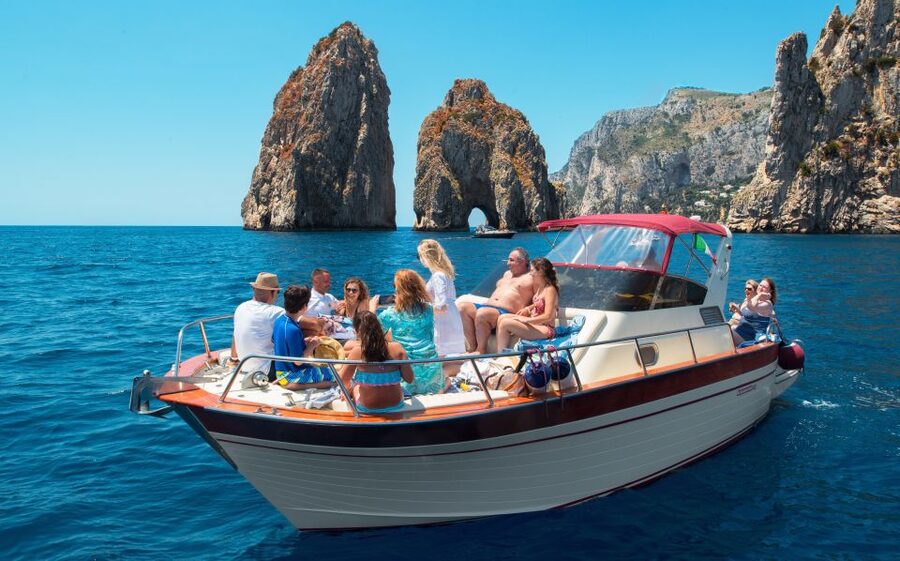 Capri: Full-Day Small Group Boat Tour - Pickup from Sorrento and the ride to the port