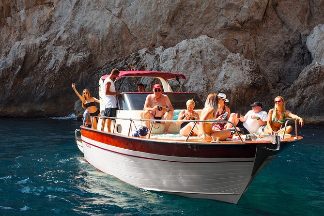 Capri Guided Boat Experience with Island Exploration and Transfer - The Natural Arch and the White Grotto