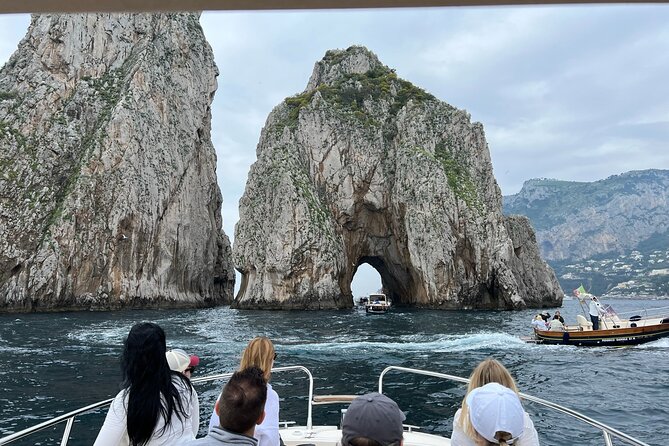 Capri in a Day All Inclusive Premium Boat Tour + City Visit - Marina Piccola and the Faraglioni