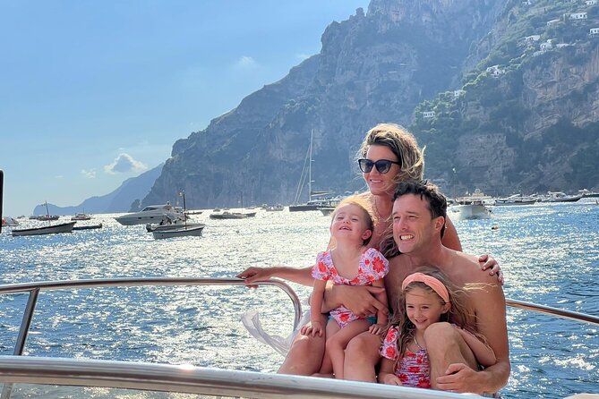 Capri in a Day All Inclusive Premium Boat Tour + City Visit - White caves, red rock, and Tiberius’ cliff