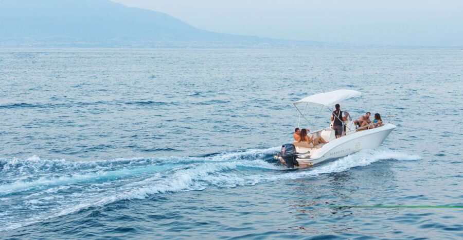 Capri Island & Blue Cave Private Boat Tour from Sorrento - Swimming in Capri’s clear water