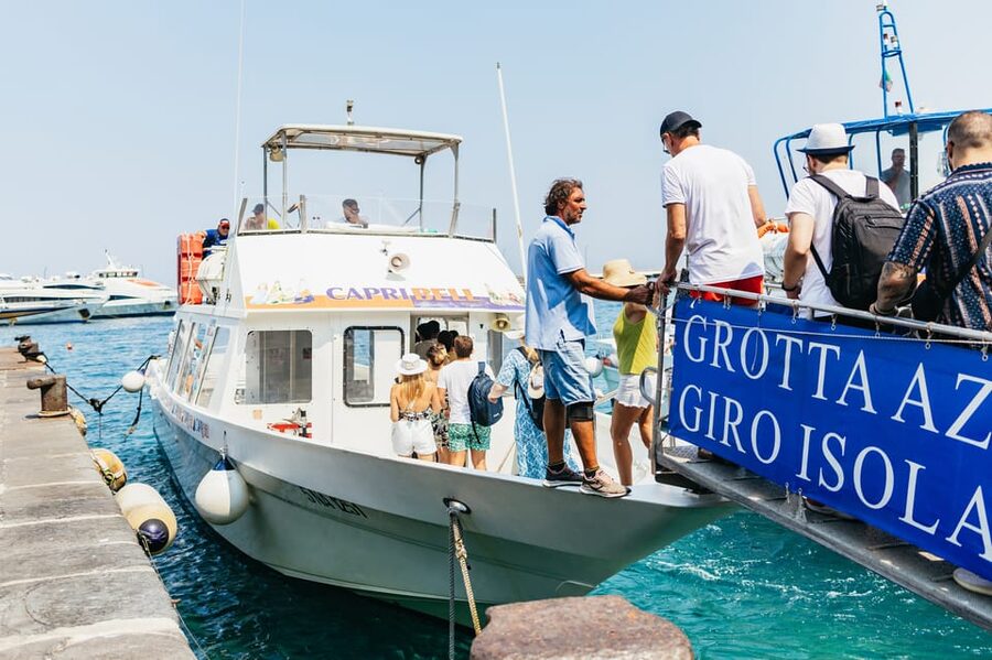 Capri: Island Boat Tour and Optional Blue Grotto Visit - Seeing Capri from the Tyrrhenian Sea