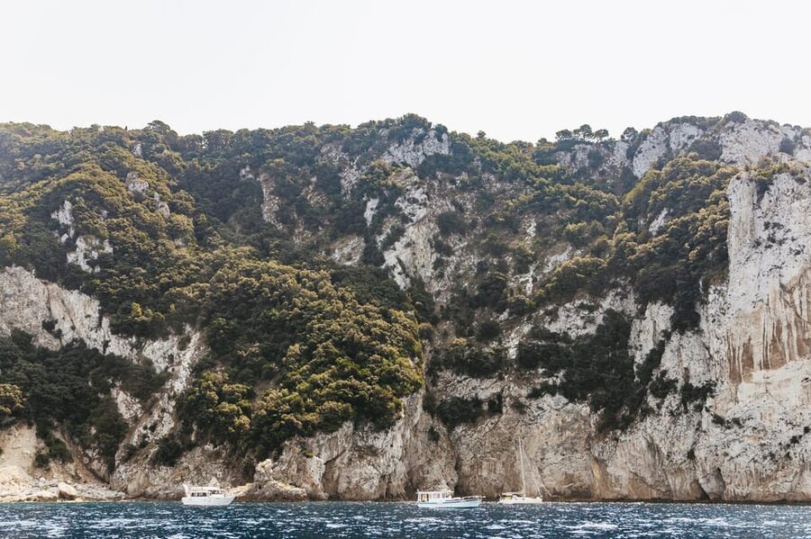Capri: Island Boat Tour and Optional Blue Grotto Visit - The caves and the Green Grotto