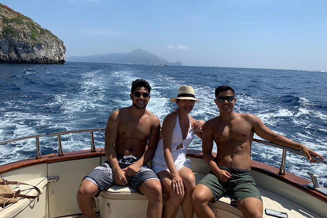 Capri-Positano Private Boat Tour from Sorrento,Positano or Capri - The Capri run includes caves, rocks, and time ashore