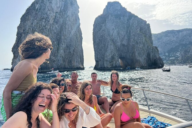 Capri Premium Private Boat Tour + City Visit - Punta Ventroso: the best pause for swimming and snacks