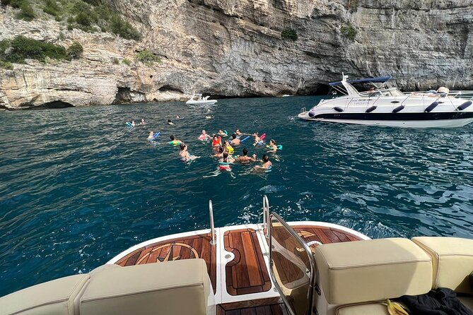 Capri Private all inclusive Boat Tour with City Exploration - Punta Ventroso, music, and a proper break