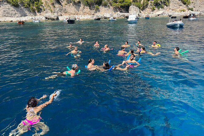 Capri Private all inclusive Boat Tour with City Exploration - White Grotto, Red Grotto, and Tiberius’ Leap
