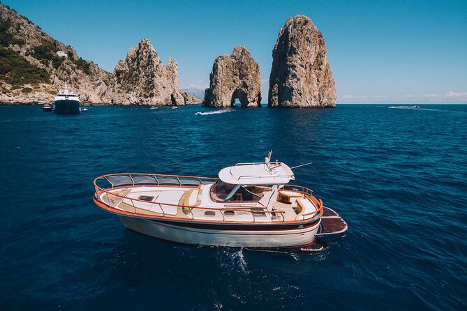 Capri Private Boat Day Tour from Sorrento, Positano or Naples - Time ashore at Marina Grande