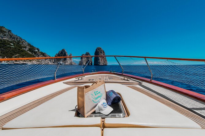 Capri Private Boat Day Tour from Sorrento, Positano or Naples - Snacks, swimming breaks, and the ride home