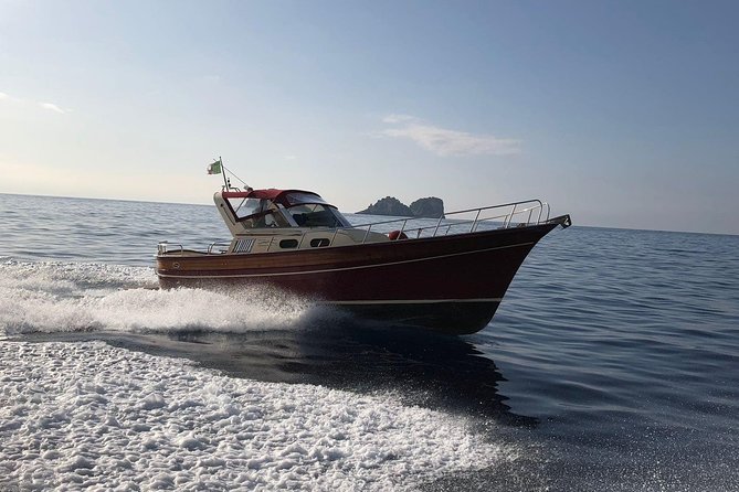Capri Private Boat Excursion from Positano - Leaving Positano for Punta Campanella
