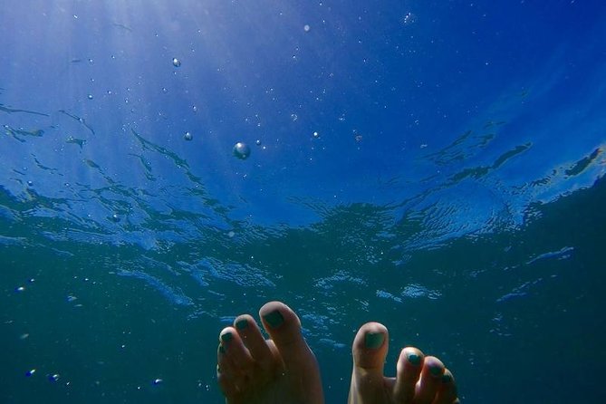 Capri Private Boat Tour from Positano, Praiano or Amalfi - Swimming near Punta Campanella