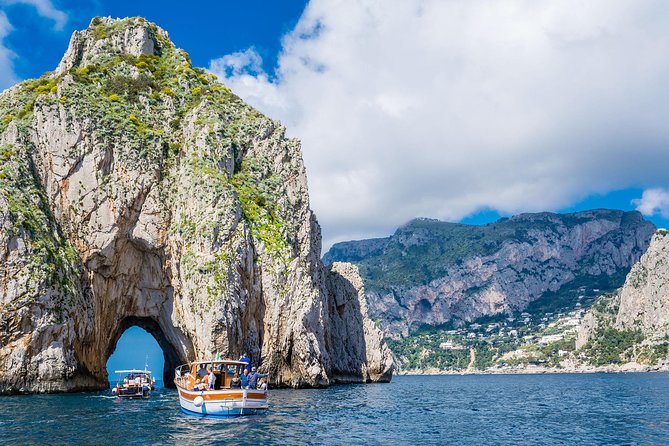 Capri Private Boat Tour from Sorrento, Positano or Amalfi - Reaching Capri and seeing the White and Marvellous Grottos