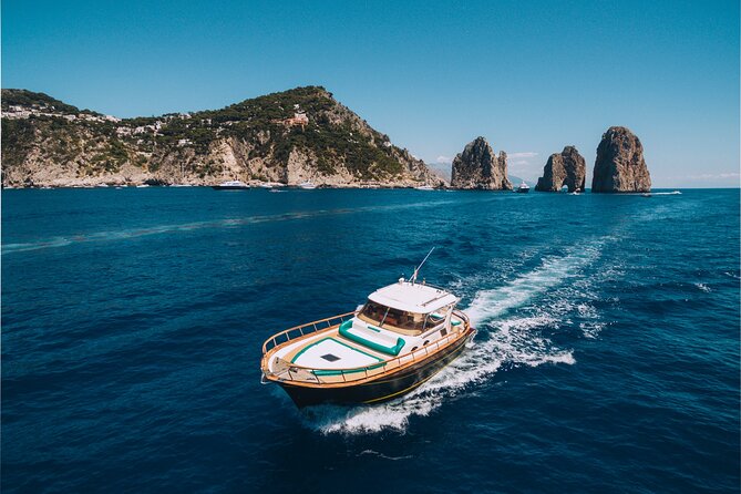 Capri Private Boat Tour from Sorrento, Positano or Naples - Gozzo F.lli Aprea 36 - Swimming, snorkeling, and time ashore