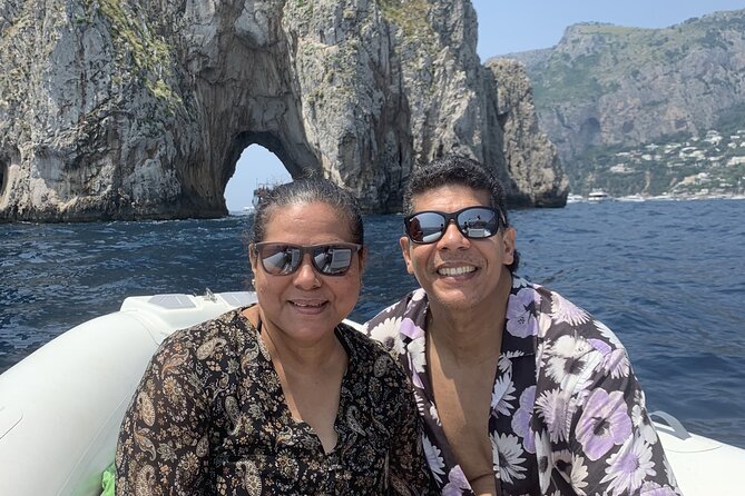 Capri Private Boat Tour with Spritz included - Tiberio’s Jump and the first grotto stops