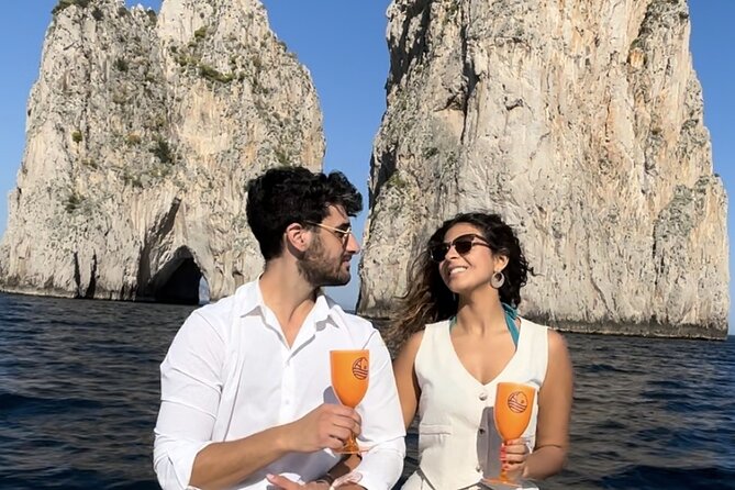 Capri Private Boat Tour with Spritz included - Starting at Marina Piccola