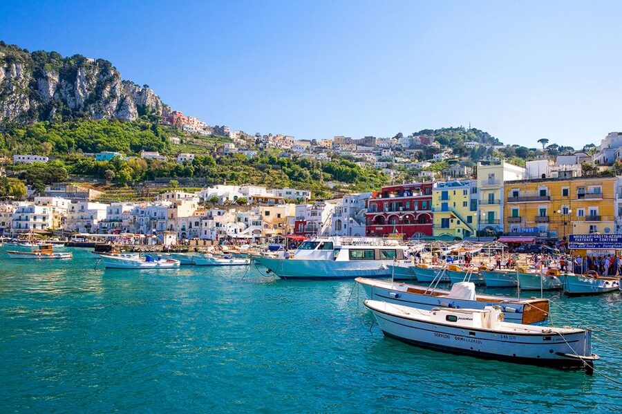 Capri Private Full-Day Boat Tour from Sorrento - Punta Carena and Marina Piccola