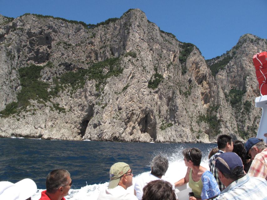 Capri: Private Island Boat Tour with Snorkeling and Swimming - Meeting at La Vela Bar in Marina Grande