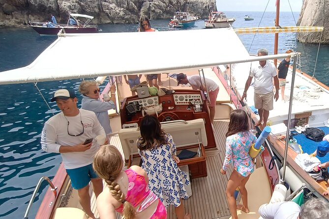 Capri Samba Boat Tour, Sail in Style by Boat. - Meeting Antonio at Marina Grande