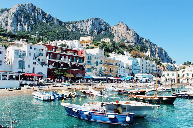 Capri Semi-Private Boat Tour and City Visit from Sorrento - Marina Piccola and the Faraglioni
