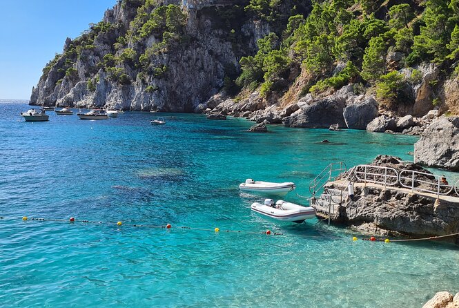 Capri Small-Group Boat Day Tour from Sorrento - Marina di Puolo on the return to Sorrento