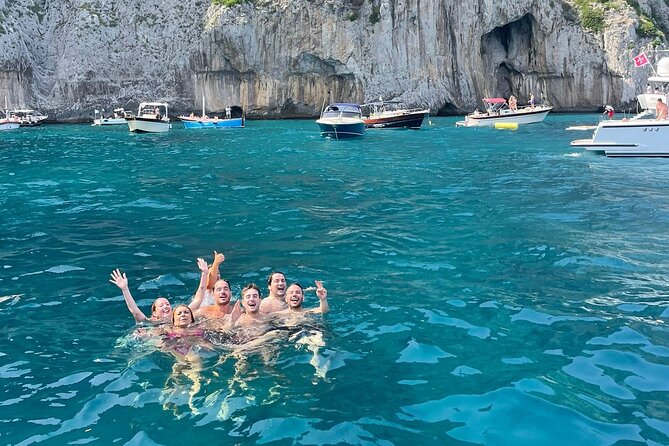 Capri Small-Group Boat Tour from Sorrento with Lunch & Snorkeling - A homemade lunch with prosecco