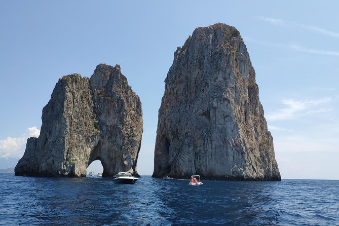 Capri Small Group Tour with Blue Grotto from Naples or Sorrento - Entering the Blue Grotto when the sea permits