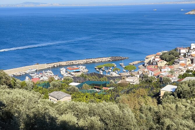 Car Tour admiring Capri and visiting Positano - Santa Maria Annunziata and the long view toward Capri